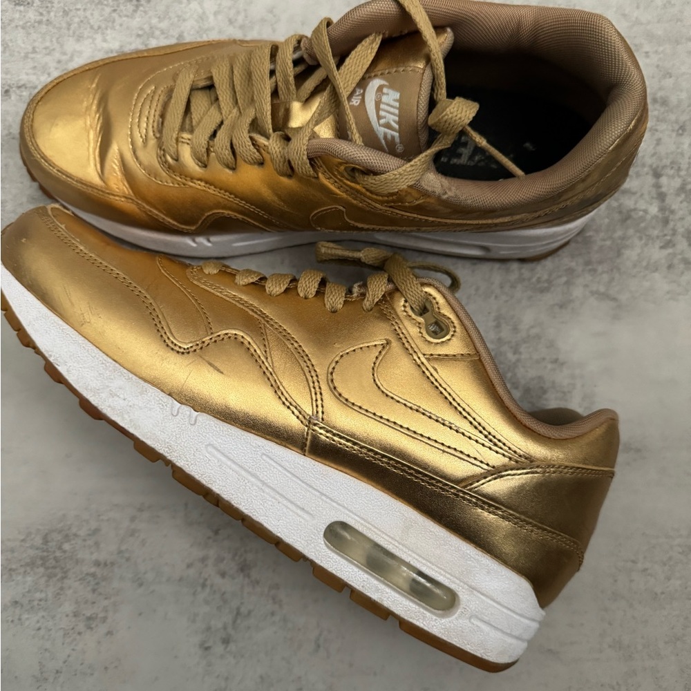 Nike Air Max 1 Nike id Gold